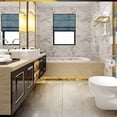 thumbnail image 6 of Xoxingysm Stickers Tile Sticker Decorative Floor Wall Sticker Foil Line Peel and Stick Adhesive Waterproof Cover for Kitchen Bathroom Living Room Bedroom 1 Piece Roll 0.5Cmx50M, 1X Tile Grout, 6 of 7