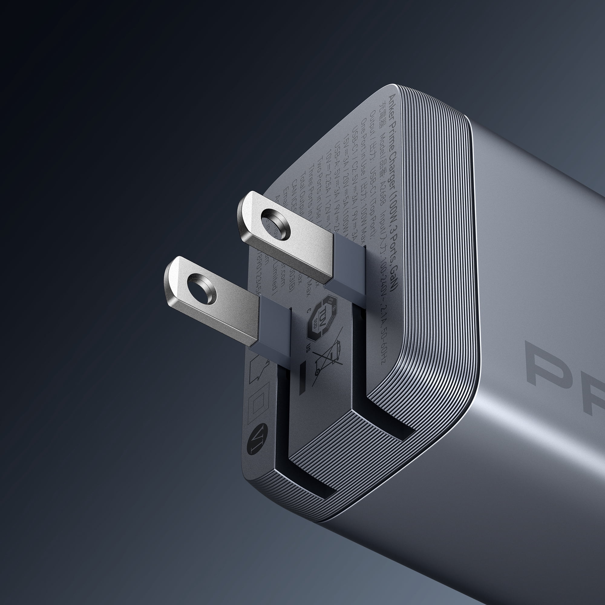 Anker Prime Charger (100W, 3 Ports, GaN) - Walmart.com