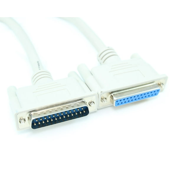 3ft Serial DB25/DB25 RS232 Male to Female EXTENSION Cable