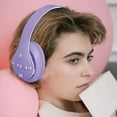 thumbnail image 6 of xjwjuw Foldable Wireless Bluetooth Headset, Macaron Color Over-Ear Headphones, 3D Stereo Sound, HIFI HD Sound, Adjustable Comfortable Ear Cups, Long Battery Life, Gaming Music Phone Use, 6 of 8