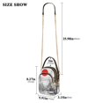 thumbnail image 2 of FORMRS Crossbody Bag for Women Quilted Travel Shoulder Cell Phone Purse with Chain Strap Handbag, White Streets, 2 of 7