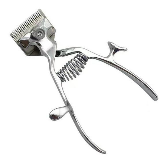 Manual Hair Clippers for Barbers, Carbon Steel s, Zinc Alloy Handle, Silent Operation, Portable for Professional Use