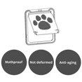 thumbnail image 2 of Puerta Mosquitera Para Perros Cierre Automático Magnético Autoblocante Resistente Al Desgaste Anti-Ultravioleta Malla De Nailon Aislamiento Térmico Negro Lindo Perro Pata Patrón Puerta Mosquitera Moyic EL011516-00, 2 of 4
