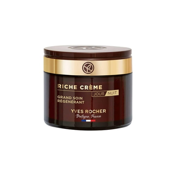 Yves Rocher Crema Facial Nutri Extra Regeneradora Riche Creme Dia y Noche - Crema Facial Anti edad - Nutre, Alisa y Restaura la piel - Con Aceite de 1000 Rosas - Todo tipo de Piel - Face Moisturizer f