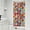Pioneer Flower Floral-1, variant on Pioneer Flower Floral Print Pattern Shower Curtain 84"x72", Bathroom Decorative Shower Curtain Set with 12 Hooks, Waterproof Washable