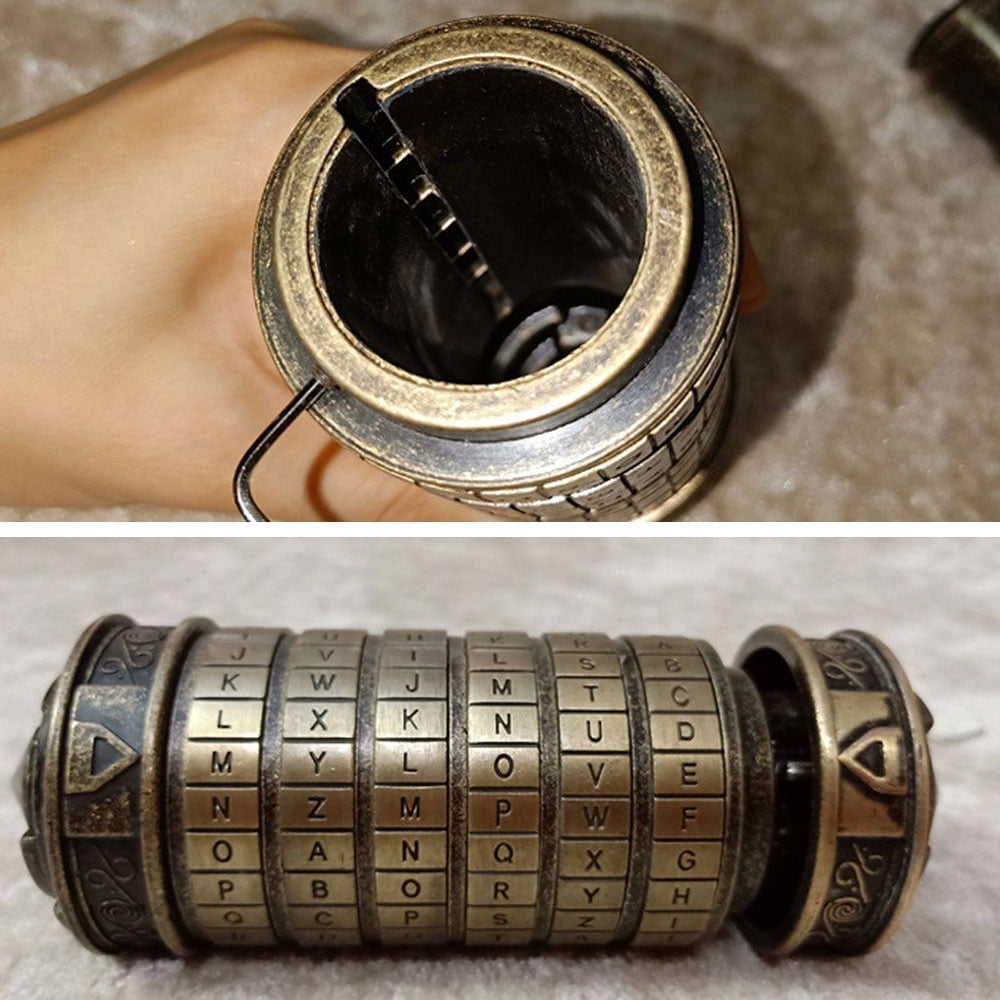 Yeacher Retro Birthday Valentine Gift Box Cylinder Lockbox