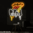 thumbnail image 3 of Glowneon Dripping Pizza Neon Sign, Pizza Led Sign, Pizzeria Led Decor, 3 of 4