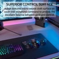 thumbnail image 3 of MaxGear Large Gaming Mouse Pad 31.5x11.8 Inch, Extended Desk Mat with Stitched Edges, Non-Slip Base, Water-Resistant Micro-Weave Cloth, Black, 3 of 7