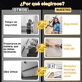 thumbnail image 3 of Barandal Escalera Pasamanos Barra Soporte Seguridad Pared 3m, 3 of 8
