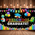 thumbnail image 6 of Colorful Design Preschool Graduation Banner Educational Theme for Kids Graduation Party School Event Classroom Decoration, 6 of 8