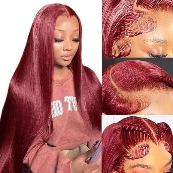 RYHAIR 30 inches Human Hair Blend Wig 13x4 HD Lace Front Body Wigs with Pre Plucked Natural Hairline for Women