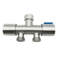 thumbnail image 2 of Adaptador de Desviador de lavadora Colco Desviador de grifo de acero inoxidable 304, 2 of 7