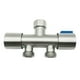 thumbnail image 2 of Lavadora Grifo Desviador Adaptador de doble uso Salida de agua doble dobles Grifo Divisor Conector de desvío de agua para lavabo, 2 of 7