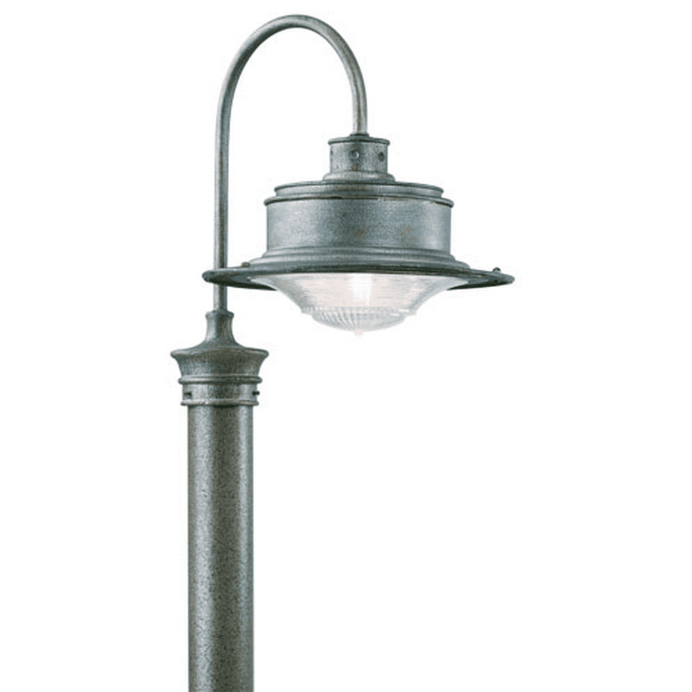 Outdoor Post 1 Light With Old Galvanize Finish Hand and Cast