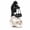 White, variant on HOARBOEG Solar Powered Crow Skull Resin Figurine Halloween Decor – Spooky Glowing Raven Statue for Garden, Desktop, Shelf & Outdoor Yard Ornament with Night Light