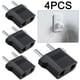 thumbnail image 5 of Likrtyny Convertidor Adaptador Enchufe EE. UU. A La UE Retardante Llama ABS Protección Múltiple para El, 5 of 6