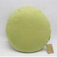 thumbnail image 4 of Fennco Styles Multi Rose Motifs Felt 15-inch Round Decorative Throw Pillow (Lime, Case Only), 4 of 5
