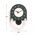 thumbnail image 2 of Punch Free Clock Wall Clock for Living Room, Stylish, Simple and Personalized Home Use, Suitable for Hotels, Bars, Restaurants., 2 of 4