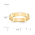 thumbnail image 3 of Primal Gold 14 Karat Yellow Gold 4mm Lightweight Flat Band Size 7, 3 of 4