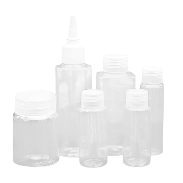6 uds. de tarros de especias para acampar para mascotas, condimentos, botellas de condimentos, organizador de almacenamiento, contenedor transparente Sunnimix tarros de especias portátiles