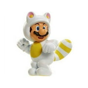 World of Nintendo Super Mario 2.5" White Tanooki Mario Figure