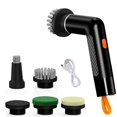 thumbnail image 2 of Cepillo de limpieza eléctrico portátil | 6 cabezales reemplazables desmontables | Cepillo potente giratorio de 360 grados | Recargable de carga rápida | Kit de limpieza para azulejos de baño, cocin, 2 of 2