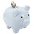 thumbnail image 2 of Baby Essentials My First Piggy Bank for Newborns, Infants and Toddlers in Blue, 2 of 6