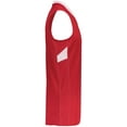 thumbnail image 5 of Holloway Sportswear S Dual-Side Single Ply Basketball Jersey Scarlet/White 224078, 5 of 6