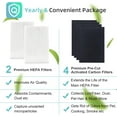 thumbnail image 2 of HPA200 HEPA Filter Replacement for Honeywell HPA200 HRF-ARVP200 Series Air Purifiers HPA200, HPA201, HA202, HPA204, HPA250, 2 of 6