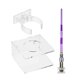 thumbnail image 4 of Wall Mounted Lightsaber Display Stand Acrylic Transparent Organizer Supplies for Living Room Wall Door Vertical Storage, 4 of 4