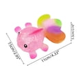 thumbnail image 3 of Dpityserensio Squishy Malt Syrup Goldfish Squishyes Toy Glitter Slow Rising Stress Relief Toy Random Color, 3 of 9
