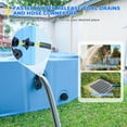 thumbnail image 6 of 87'' Foldable Dog Pool, Sprinkler Pool for Kids, Non-Slip Heavy Duty Dogs Splash Pad for Small Dogs, Hard Plastic Kiddie Bathtubs for Backyard, 6 of 7