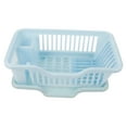thumbnail image 5 of Minkissy Dish Dry Rack Plastic Sky-blue 1Pack, 5 of 5