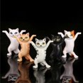thumbnail image 4 of 5x Adorno de gatito Soporte de gatito Decoración divertida para muñeca de casa de muñecas Sunnimix Escultura de estatua de gato, 4 of 8