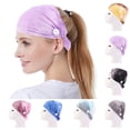thumbnail image 2 of Coofit Sports Headband Creative Sweat-absorbent Elastic Turban Headband Button Headband, 2 of 7