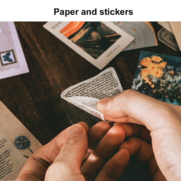 Vintage Stickers for Journaling,200pcs Antique Letter Planner Bullet Journal,  Retro Aesthetic Decorative Scrapbook Stickers for Journaling Supplies,DIY,Arts  &Crafts,Photo Album,Diary - D 