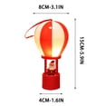 thumbnail image 2 of Luminous Hot Air Balloon Ornament, Plastic Christmas Decoration, Battery-Operated Glowing Design, for Tabletop Tree Party Holiday Display, 2 of 4