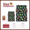 thumbnail image 3 of KLL Geometric Dinosaur for Christmas Gift Bag,Holiday Bags for Gifts Christmas Bags & Drawstring Gift Pouch Reusable Holiday Gift Bags & Party Favor Bags (1 PCS)-Medium, 3 of 9