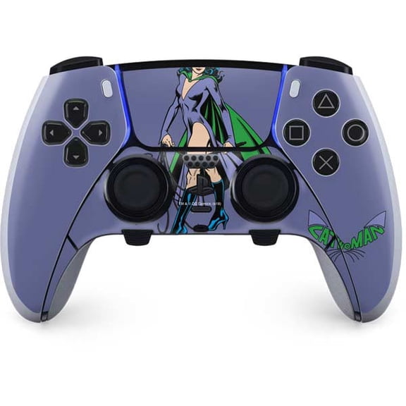 Skinit DC Comics Batman Catwoman Classic Art Pose PS5 DualSense Edge Pro Controller Skin