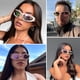 thumbnail image 4 of Gafas de sol knliwkm Ovaladas Sporty Wrap Around Y2K Silver, 4 of 7