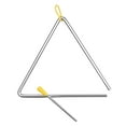 thumbnail image 4 of Musical Steel Triangle Percussion Instrument with Striker and Mallet Holder Gift for Kids to Learn and Enjoy Fun, 4 of 7