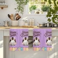 thumbnail image 4 of Purple Easter Kitchen Towels Set of 4, Spring Cartoon Bunny Colorful Eggs Wood Grain Absorbent Dish Towels for Kitchen, Microfiber Hand Towel, Quick Drying Tea Towel for Cleaning Dishcloths, 4 of 7