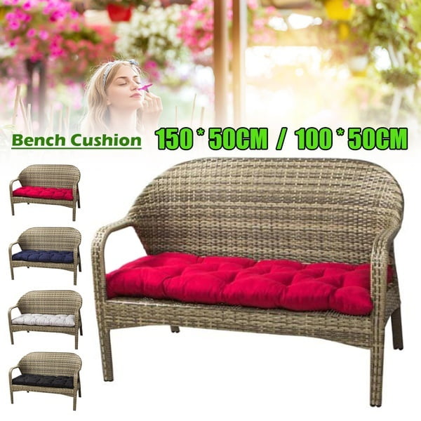 Harupink 100cm Garden Bench Cushions Outdoor Patio Seat Pad Swing Mat Navyblue