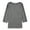 Grey - medgray, variant on Womens Athletic Trim Pullover Blouse, Blue, Plus Size, 0X