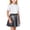 Black, variant on Kilaqueen Girls Shimmer Pleated Skirt with Elastic Waist, Metallic A Line Mini Skater Skirt for Parties, Dance, Performances and Holiday Outfits