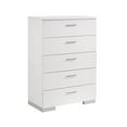 thumbnail image 6 of Pemberly Row 5-piece Wood Eastern King Bedroom Set Glossy White, 6 of 6