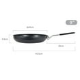 Nonstick Skillet 9 Inch Fry Pan Camping Cookware Steak Pan with