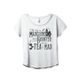 thumbnail image 1 of I Like My Mansions Haunted And My Tea A Bit Mad Women's Fashion Slouchy Dolman T-Shirt Tee Heather White Small, 1 of 3