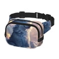 thumbnail image 3 of Hirioo Cloud Wolf for Double Layer Waist Bag Adjustable Fanny Pack For Travel Running Hiking, 3 of 9