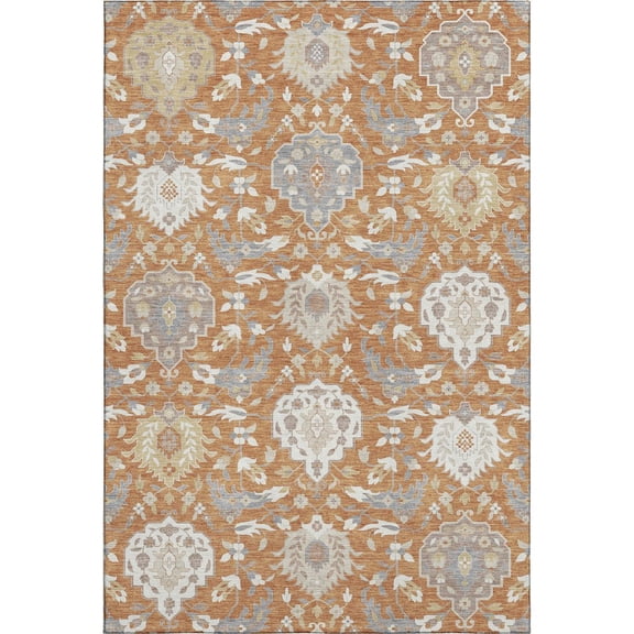Dalyn Rugs Premium Machine Washable Mayfield AMF1026 Copper 5' x 7'6" Rug